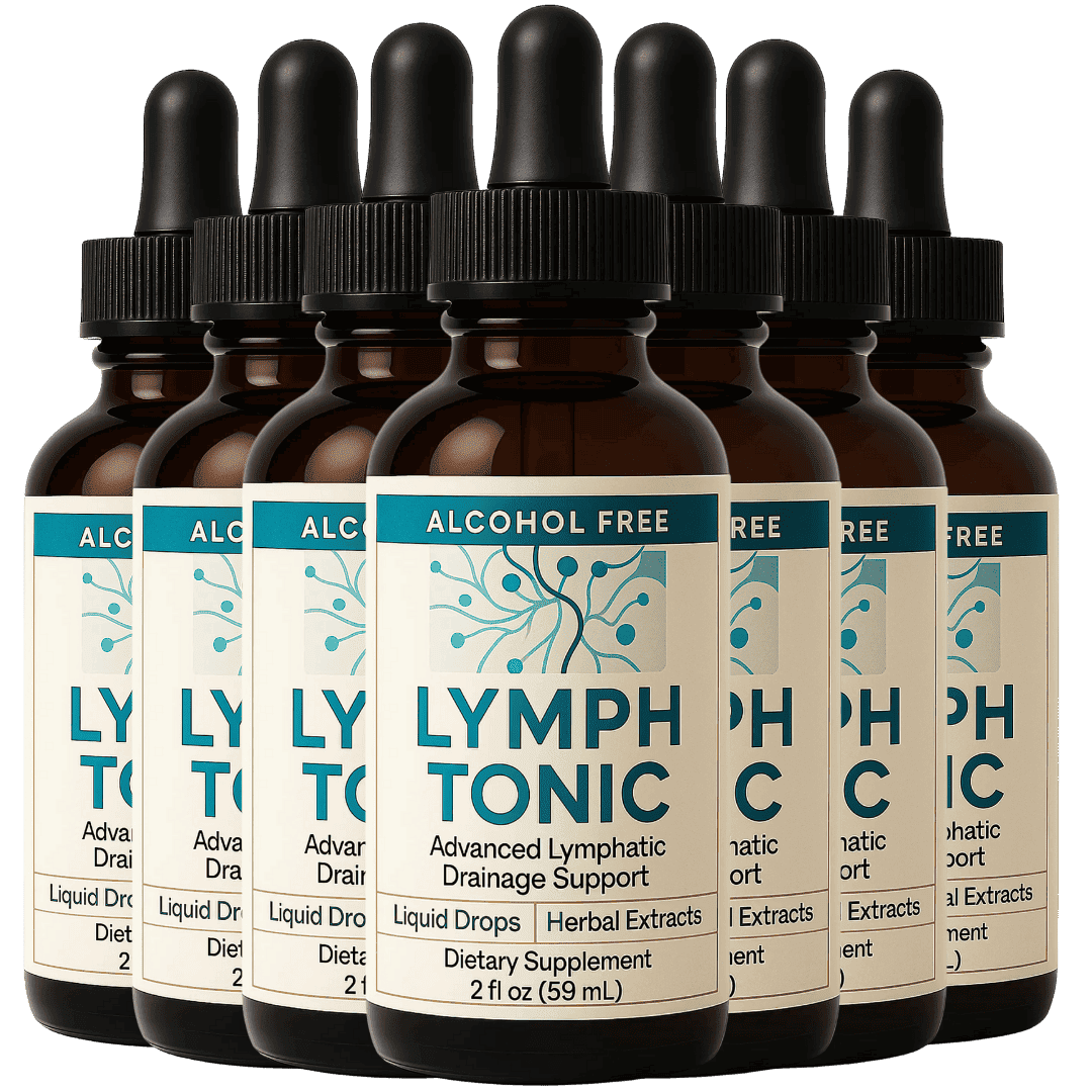 Lymph Tonic alcohol-free lymphatic drainage support bottles