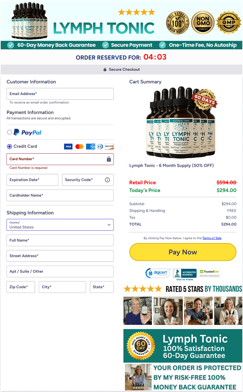 Lymph Tonic Buy Now 
