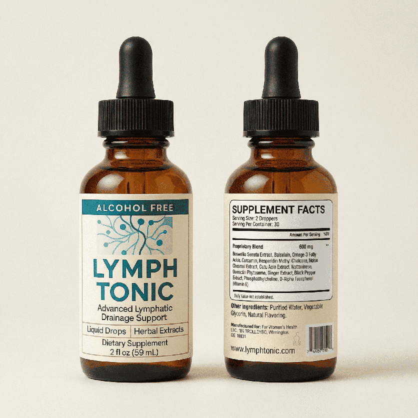Lymph Tonic 2 fl oz alcohol-free dropper bottle